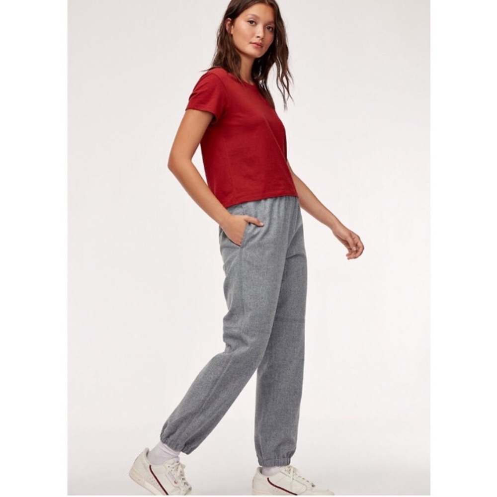 Wilfred grey flannel jogger L